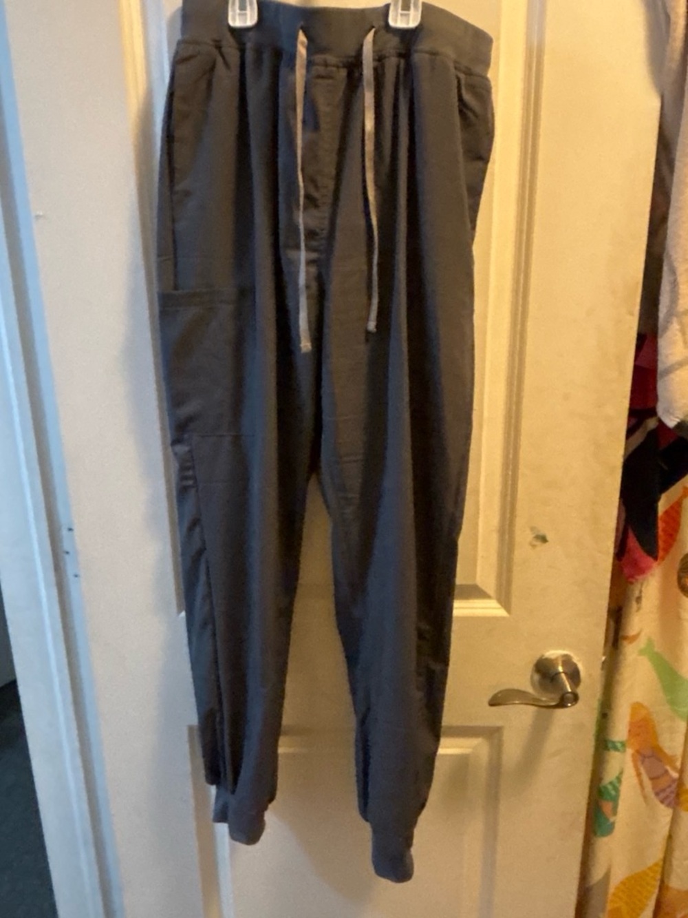 Drawstring Jogger scrub Pants - Charcoal Gray